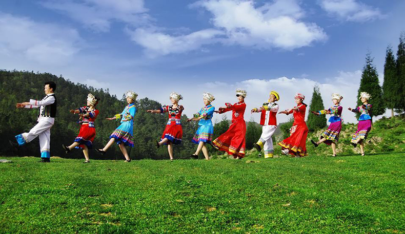 黄水油草河漂流